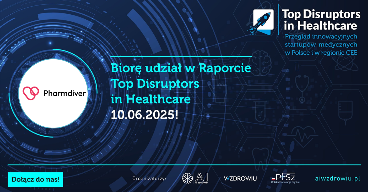 Bierzemy udział w Raporcie Top Disruptors in Healthcare 2025