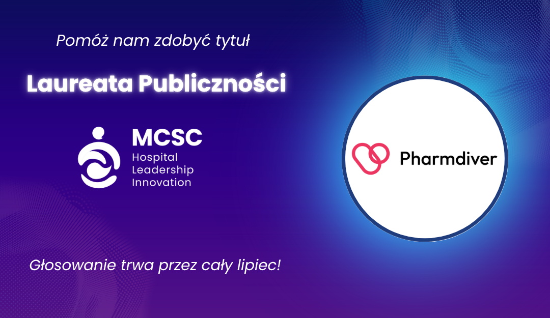Zagłosuj na Smart Pharma Optimizer w plebiscycie „Laureat Publiczności” MCSC Hospital Leadership Innovation! 🏆