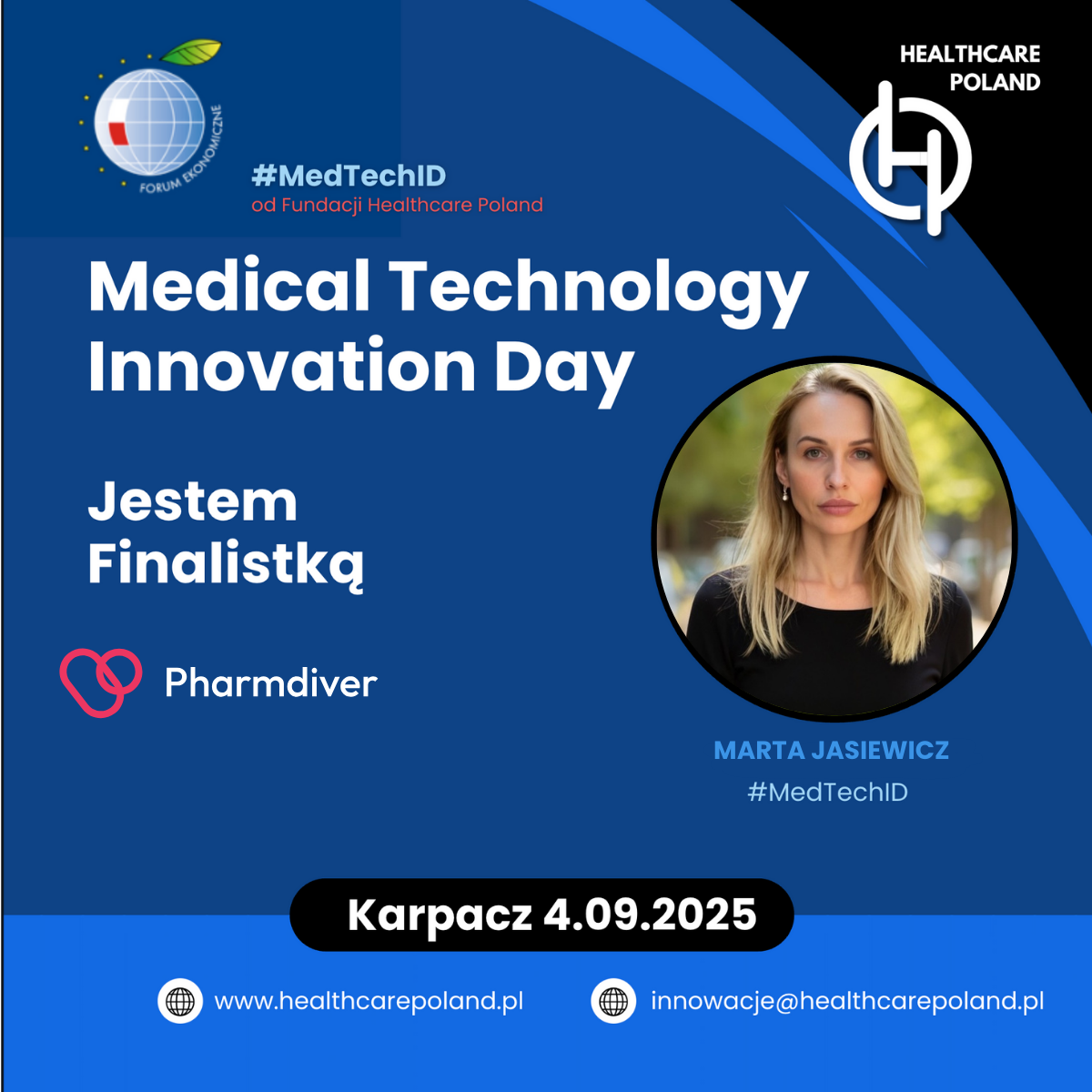 Pharmdiver w finale MedTech Innovation Day Healthcare Poland! 🚀